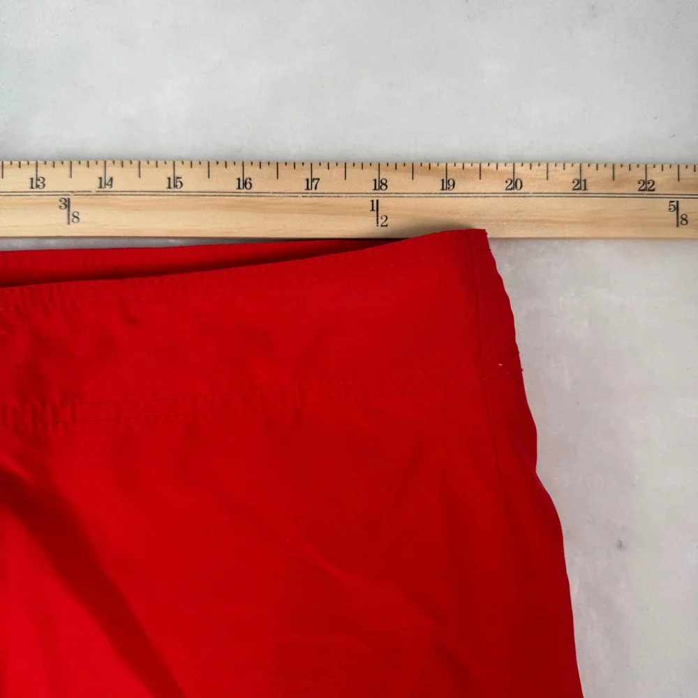 Oakley Board Shorts Mens Size 40 Red Spell Out Graphic Surf Swim Trunks
